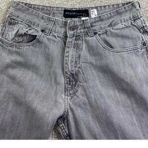 Rocawear Original Fit Mens 38 Gray Wash Denim Jeans Embroidered Rear Logo Retro